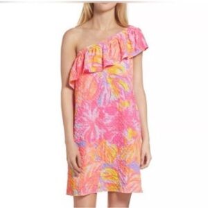 Lilly Pulitzer NWT one shoulder Emmeline dress 
Size XS - resort wear summer